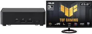 Mini-PC Monitor Combo -  ASUS RNUC14RVKU50000UI Bundle with  ASUS VG249Q3R