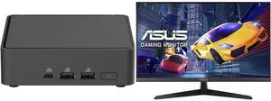 Mini-PC Monitor Combo -  ASUS RNUC15CRKU70000U Bundle with  ASUS VY279HGR