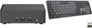 Mini-PC Keyboard Combo -  ASUS RNUC15CRKU50000U Bundle with  Logitech 920-010547