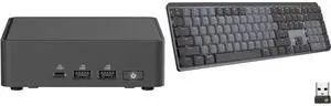 Mini-PC Keyboard Combo -  ASUS RNUC15CRKU50000U Bundle with  Logitech 920-010549