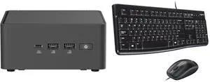 Mini-PC Keyboard Combo -  ASUS RNUC15CRHU50000U Bundle with  Logitech 920-002565