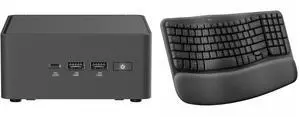 Mini-PC Keyboard Combo -  ASUS RNUC15CRHU50000U Bundle with  Logitech 920-011898