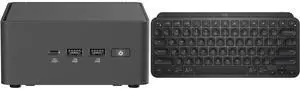 Mini-PC Keyboard Combo -  ASUS RNUC15CRHU50000U Bundle with  Logitech 920-010475