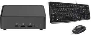 Mini-PC Keyboard Combo -  ASUS RNUC15CRKU70000U Bundle with  Logitech 920-002565