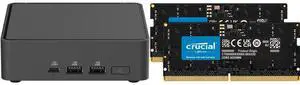 Mini-PC Memory Combo -  ASUS RNUC15CRKU70000U Bundle with  Crucial CT2K16G56C46S5