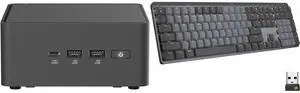 Mini-PC Keyboard Combo -  ASUS RNUC15CRHU70000U Bundle with  Logitech 920-010547