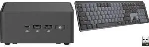 Mini-PC Keyboard Combo -  ASUS RNUC15CRHU70000U Bundle with  Logitech 920-010549