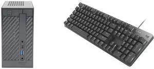 Barebone Systems Keyboard Combo -  ASRock DESKMINI 310W Bundle with  Logitech 920-009860