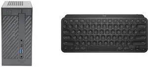Barebone Systems Keyboard Combo -  ASRock DESKMINI 310W Bundle with  Logitech 920-010475