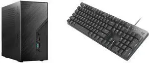 Barebone Systems Keyboard Combo -  ASRock DESKMINI X300W Bundle with  Logitech 920-009860