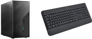 Barebone Systems Keyboard Combo -  ASRock DESKMINI X300W Bundle with  Logitech 920-010908
