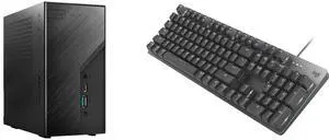 Barebone Systems Keyboard Combo -  ASRock DESKMINI X300W Bundle with  Logitech 920-009859
