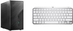 Barebone Systems Keyboard Combo -  ASRock DESKMINI X300W Bundle with  Logitech 920-010473