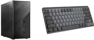 Barebone Systems Keyboard Combo -  ASRock DESKMINI X300W Bundle with  Logitech 920-010831