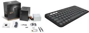 Mini-PC Keyboard Combo -  ASRock DESKMEET X600W Bundle with  Logitech 920-011775