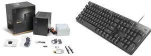 Mini-PC Keyboard Combo -  ASRock DESKMEET X600W Bundle with  Logitech 920-009859