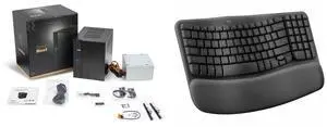 Mini-PC Keyboard Combo -  ASRock DESKMEET X600W Bundle with  Logitech 920-011898