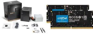 Mini-PC Memory Combo -  ASRock DESKMEET X600W Bundle with  Crucial CT2K16G56C46S5
