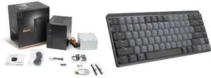 Mini-PC Keyboard Combo -  ASRock DESKMEET X600W Bundle with  Logitech 920-010831
