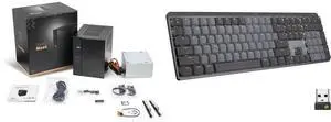Mini-PC Keyboard Combo -  ASRock DESKMEET X600W Bundle with  Logitech 920-010547