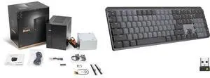 Mini-PC Keyboard Combo -  ASRock DESKMEET X600W Bundle with  Logitech 920-010549