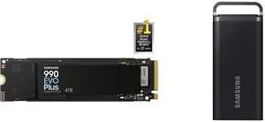 SAMSUNG 990 EVO PLUS SSD 4TB, PCIe Gen 4x4 | Gen 5x2 M.2