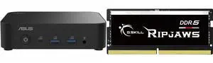 Mini-PC Memory Combo -  ASUS RNUC14MNK150000U Bundle with  G.SKILL F5-4800S3434A16GX1-RS