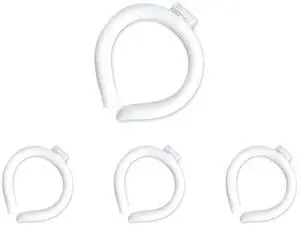 4 x Reusable Neck Cooling Tube (Start Crystalizing at 82.4°F) For All Outdoor Activities & No Refrigerator Needed