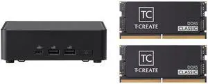 Mini-PC Memory Combo -  ASUS RNUC14RVKU70000UI Bundle with  Team Group CTCCD564G5600HC46ADC-S01