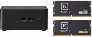 Mini-PC Memory Combo -  ASUS RNUC14RVHU70000UI Bundle with  Team Group CTCCD564G5600HC46ADC-S01