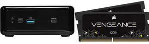 ASRock Industrial NUC 1200 BOX Series NUC BOX-1220P Black Fanned BOX CORSAIR Vengeance 16GB (2 x 8GB) 260-Pin DDR4 SO-DIMM DDR4 3200 (PC4 25600) Laptop Memory Model CMSX16GX4M2A3200C22