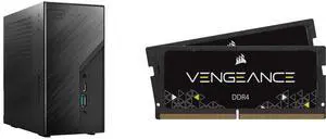 ASRock DESKMINI X300W AMD X300 mini PC Barebone AMD AM4 Socket W/O CPU HDMI,DisplayPort, D-Sub Gigabit LAN CORSAIR Vengeance 32GB (2 x 16GB) 260-Pin DDR4 SO-DIMM DDR4 3200 (PC4 25600) Laptop Memory Model CMSX32GX4M2A3200C22 ASRock DESKMINI X300W AMD X300 mini PC Barebone AMD AM4 Socket W/O CPU HDMI,DisplayPort, D-Sub Gigabit LAN CORSAIR Vengeance 32GB (2 x 16GB) 260-Pin DDR4 SO-DIMM DDR4 3200 (PC4 25600) Laptop Memory Model CMSX32GX4M2A3200C22