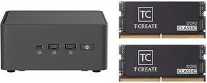 Mini-PC Memory Combo -  ASUS RNUC15CRHU50000U Bundle with  Team Group CTCCD564G5600HC46ADC-S01