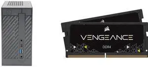 ASRock DESKMINI 310W Mini / Booksize Barebone System CORSAIR Vengeance 16GB (2 x 8GB) 260-Pin DDR4 SO-DIMM DDR4 3200 (PC4 25600) Laptop Memory Model CMSX16GX4M2A3200C22