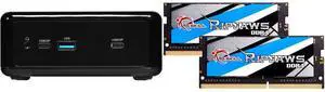 ASRock Industrial NUC 1200 BOX Series NUC BOX-1220P Black Fanned BOX G.SKILL Ripjaws Series 64GB (2 x 32GB) 260-Pin DDR4 SO-DIMM DDR4 3200 (PC4 25600) Laptop Memory Model F4-3200C22D-64GRS