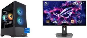 ABS Cyclone Aqua Gaming PC - Windows 11 - Intel Core i7-14700F - GeForce RTX 5060 Ti - DLSS 4 - AI-Powered Performance - 32GB DDR5 6000 - 1TB M.2 NVMe SSD - CA14700F5060TI3 ASUS ROG Strix 27" 4K QD-OLED Gaming Monitor (XG27UCDMG) - 240Hz, 0 ABS Cyclone Aqua Gaming PC - Windows 11 - Intel Core i7-14700F - GeForce RTX 5060 Ti - DLSS 4 - AI-Powered Performance - 32GB DDR5 6000 - 1TB M.2 NVMe SSD - CA14700F5060TI3 ASUS ROG Strix 27" 4K QD-OLED Gaming Monitor (XG27UCDMG) - 240Hz, 0