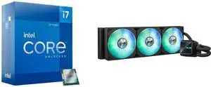 CPU CPU Cooler Combo -  Intel BX8071512700K Bundle with  ASUS PRIME LC 360 ARGB