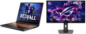 Acer Nitro V 16" Gaming Laptop 165Hz WUXGA AMD Ryzen 7-8845HS 16GB RAM 1TB SSD NVIDIA GeForce RTX 4060 8GB Black - AMD Ryzen 7 8845HS (Octa-core) - NVIDIA GeForce RTX 4060 8GB - 1920 x 1200 WUXGA ASUS ROG Strix 27" 4K QD-OLED Gaming Monitor Acer Nitro V 16" Gaming Laptop 165Hz WUXGA AMD Ryzen 7-8845HS 16GB RAM 1TB SSD NVIDIA GeForce RTX 4060 8GB Black - AMD Ryzen 7 8845HS (Octa-core) - NVIDIA GeForce RTX 4060 8GB - 1920 x 1200 WUXGA ASUS ROG Strix 27" 4K QD-OLED Gaming Monitor