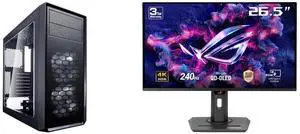 Fractal Design Focus G Black ATX Mid Tower Computer Case ASUS ROG Strix 27" 4K QD-OLED Gaming Monitor (XG27UCDMG) - 240Hz, 0.03ms, OLED Anti-Flicker 2.0, Custom Heatsink, OLED Care Pro, Neo Proximity Sensor, 99% DCI-P3, True 10-bit color