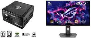 ASRock SL-750G 750W Power Supply ASUS ROG Strix 27" 4K QD-OLED Gaming Monitor (XG27UCDMG) - 240Hz, 0.03ms, OLED Anti-Flicker 2.0, Custom Heatsink, OLED Care Pro, Neo Proximity Sensor, 99% DCI-P3, True 10-bit color ASRock SL-750G 750W Power Supply ASUS ROG Strix 27" 4K QD-OLED Gaming Monitor (XG27UCDMG) - 240Hz, 0.03ms, OLED Anti-Flicker 2.0, Custom Heatsink, OLED Care Pro, Neo Proximity Sensor, 99% DCI-P3, True 10-bit color