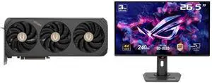 ZOTAC SOLID OC GeForce RTX 5090 32GB 512-Bit GDDR7 PCI Express 5.0 x16 DLSS 4.0 Video Card ZT-B50900J-10P ASUS ROG Strix 27" 4K QD-OLED Gaming Monitor (XG27UCDMG) - 240Hz, 0.03ms, OLED Anti-Flicker 2.0, Custom Heatsink, OLED Care Pro, Neo P