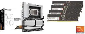 Motherboard Memory (Server Memory) Combo -  GIGABYTE TRX50 AERO D Bundle with  V-color TRA532G72D834Q