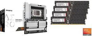 Motherboard Memory (Server Memory) Combo -  GIGABYTE TRX50 AERO D Bundle with  V-color TRA564G56D436Q