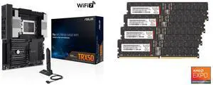 Motherboard Memory (Server Memory) Combo -  ASUS PRO WS TRX50-SAGE WIFI Bundle with  V-color TRA596G60D434Q