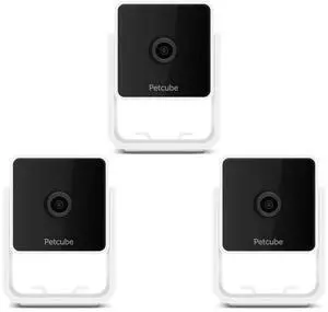 3 x Petcube Cam, Interactive WiFi Pet and Home Security Camera | CC10US