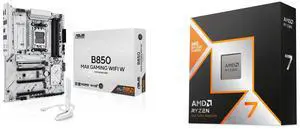 ASUS B850 MAX GAMING WIFI W AM5 + AMD Ryzen 7 9800X3D 8-Core 5.2 GHz