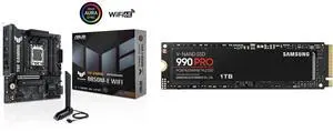Motherboard SSD Combo -  ASUS TUF GAMING B850M-E WIFI Bundle with  SAMSUNG MZ-V9P1T0B/AM