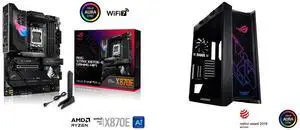 Motherboard Computer Case Combo -  ASUS ROG STRIX X870E-E GAMING WIFI Bundle with  ASUS GX601 ROG STRIX HELIOS CASE/BK/AL/WITH HANDLE