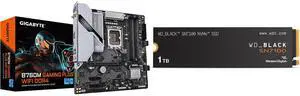 Motherboard SSD Combo - GIGABYTE B760M GAMING PLUS WIFI DDR4 Bundle with SanDisk WDS100T4X0E Motherboard SSD Combo - GIGABYTE B760M GAMING PLUS WIFI DDR4 Bundle with SanDisk WDS100T4X0E