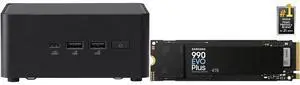 Mini-PC SSD Combo -  ASUS RNUC14RVHU70000UI Bundle with  SAMSUNG MZ-V9S4T0B/AM